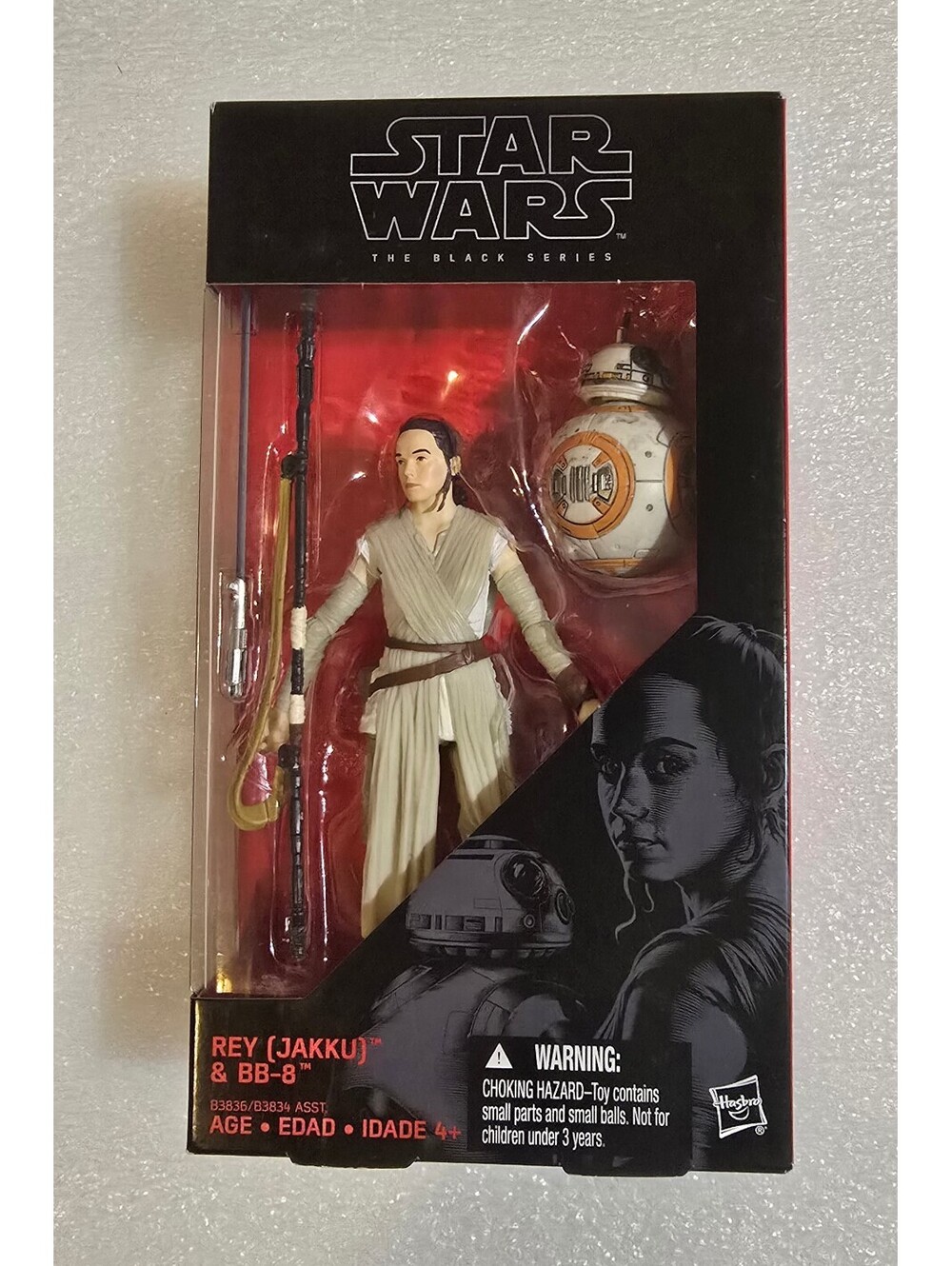 Star Wars Hasbro Rey (Jakku) & BB-8 #02 The Black series 6" The Force Awakens